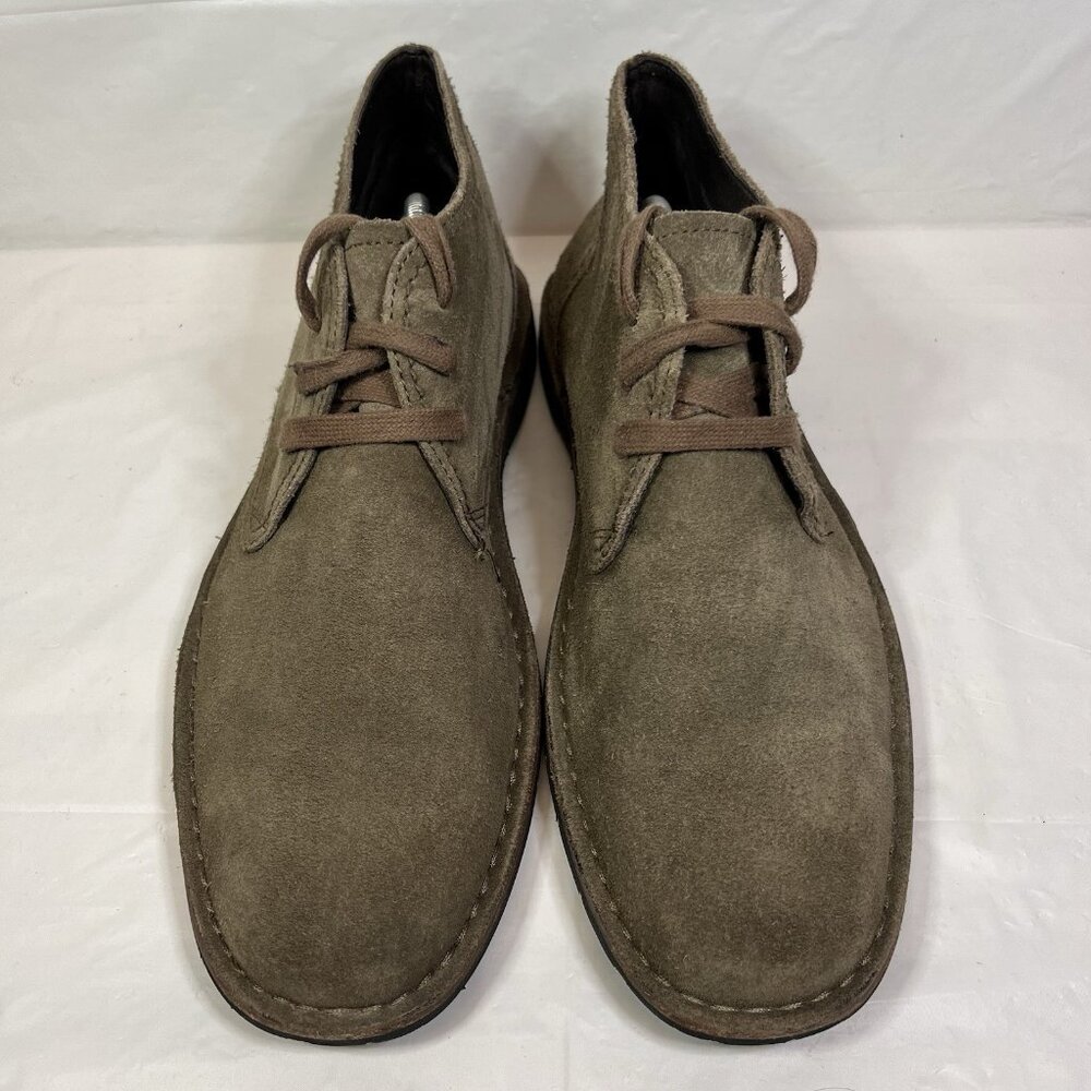 John Varvatos Boots Mens US 10.5 EU43 Tan Suede Ankle Desert Chukka Casual - Picture 3 of 11